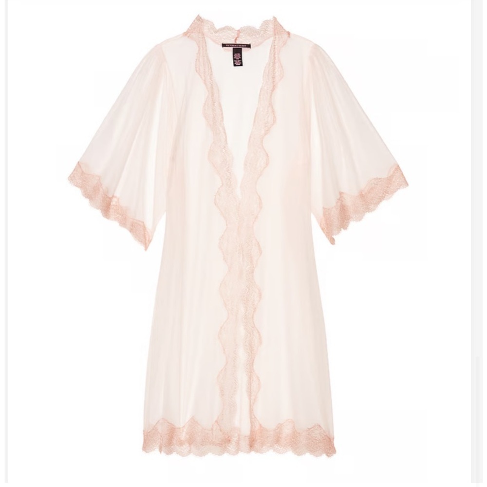 🔥Victoria's Secret Sheer Lace Kimono🔥 NWT
